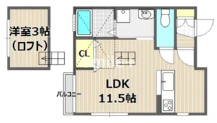 サウスウインド I【1階】の間取り