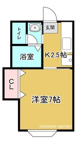せぴあII【2階】の間取り