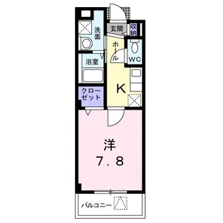 フェリスウラタ【1階】の間取り
