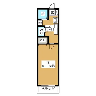 (株)千ビル馬橋ハイム【1階】の間取り