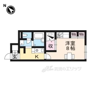 レオパレスとよさと【1階】の間取り