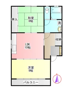 ウエステージI【1階】の間取り