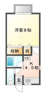 ニューファン(ゼロ賃貸)【1階】の間取り