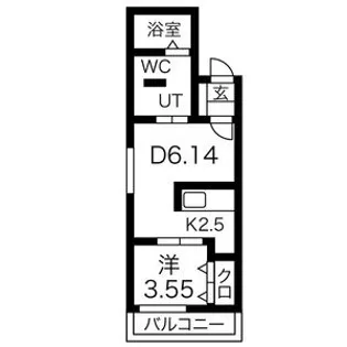 palazzo7/8【2階】の間取り