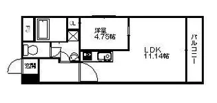 1LDKの間取り画像