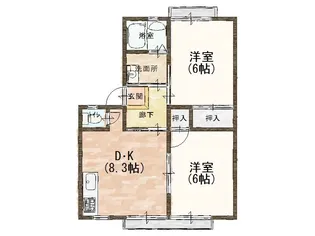 メゾンフレンズ【2階】の間取り