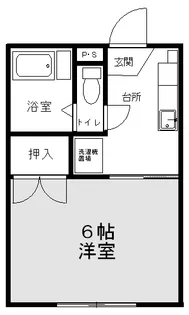 パシフィックハイツ成島【3階】の間取り