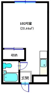 シャーレ幕張本郷【3階】の間取り