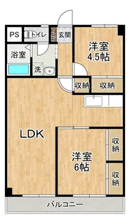 ヴィラエスポワール赤塚【1階】の間取り