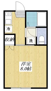 東京都日野市多摩平7【アパート】の間取り