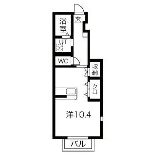 P.court【1階】の間取り