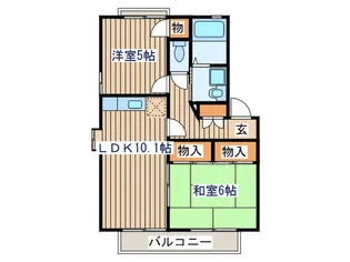グリュックK将監【2階】の間取り