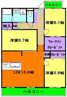 IL MARE【2階】の間取り