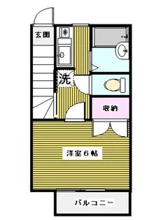 コーポ倉沢【2階】の間取り