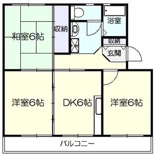 山本ハイツ【3階】の間取り
