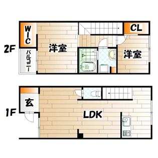 N-TERRACE黄金町の間取り