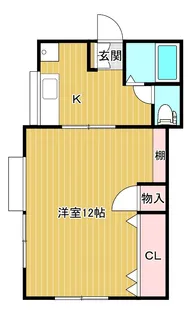 プリーザントハイツさつき【1階】の間取り