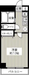 メテオーロ舞浜【1階】の間取り