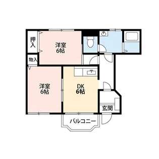 エクラットA棟【1階】の間取り