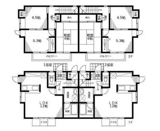 神奈川県横浜市都筑区中川4【一戸建】の間取り
