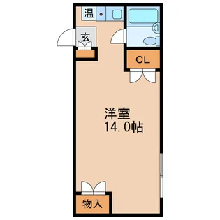 ウエストビル【4階】の間取り