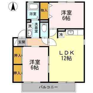 GRACE KUMANO II A棟【1階】の間取り