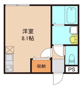 千葉県松戸市二ツ木【アパート】の間取り