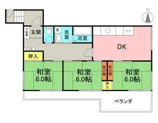 東京都八王子市元八王子町1【一戸建】の間取り