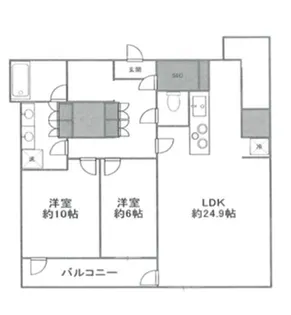 三田ガーデンヒルズ イーストヒル【2階】の間取り