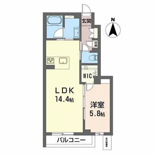 シティプラザ本町 C【1階】の間取り
