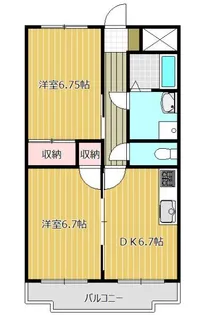 ガーデンコート壱番館【3階】の間取り