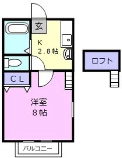 エトワル【2階】の間取り