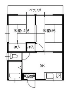さがみ野荘【2階】の間取り