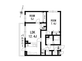セレナ(Serena)【1階】の間取り