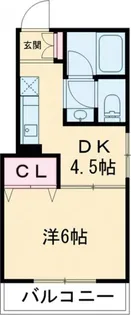 スクエアST【2階】の間取り
