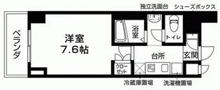 フィル・ドゥ・ボヌール橋本【5階】の間取り