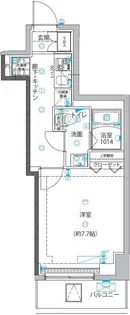 ユリカロゼ五反野III【6階】の間取り