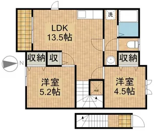 Arkadia舞阪A【2階】の間取り
