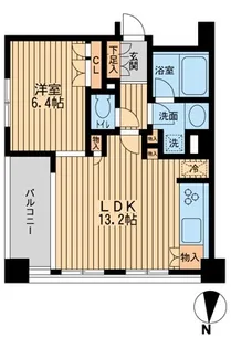 東京都江東区森下2【マンション】の間取り