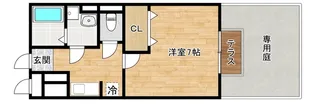 大阪府大阪市東住吉区鷹合2【アパート】の間取り
