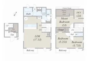 Palm Terrace【3階】の間取り