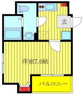 ディアレイシャス王子神谷【7階】の間取り