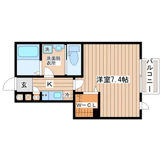 Sentreeva(セントリーバ)【1階】の間取り