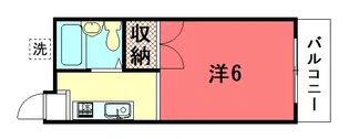 シティハイツ近衛【1階】の間取り