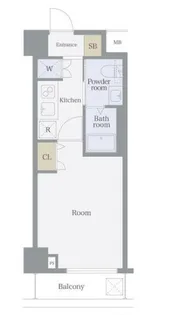 クレアシオン馬込【4階】の間取り