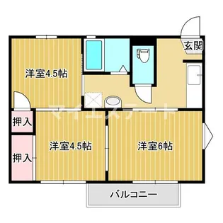 メゾンドレミ【2階】の間取り