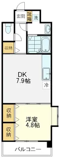 東京都国立市富士見台2【マンション】の間取り