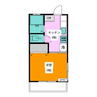 丸泰コーポ【1階】の間取り