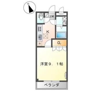 ソレイユ曙【1階】の間取り