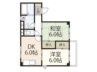 グリーンヒルズ丹那【2階】の間取り